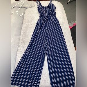 Long pants romper